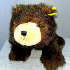 Zoona Yosemite Black Bear Tag # 123 Souvenir Plush Collectible